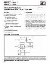 DataSheet IS62WV1288ALL pdf